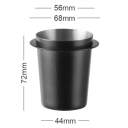 Tazza dosatrice in acciaio inossidabile per macchina da espresso 58 mm Accessorio professionale per baristi per una misurazione precisa 4