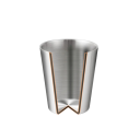 Tazza in acciaio inox senza manico con doppia parete 180 ml in acciaio inox color argento per bere caffè, tè e bevande a casa 4