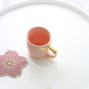 Tazza in ceramica con ali dorate 4