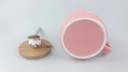 Tazza in ceramica con coperchio e cucchiaino J2547 11
