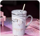 Tazza marmorizzata con motivo dello zodiaco 4