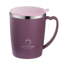 Tazza termica 350 ml in acciaio inossidabile 304 con manico Termos in vetro a vuoto Portatile Tazza isolata impermeabile per acqua e caffè 10,6 x 10,6 cm 3