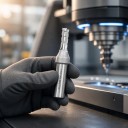 TCT Fræser 8 x 22 mm til Furer Lige Tre-skærende Skaft 12,7 mm 1/2 Tomme Hårdmetal Overfræser og CNC Sølv Træ og Spanplader 4
