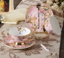 Tea Set with Nature Motif 6 pcs 1