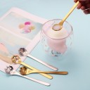 Tea Spoon with Paw-Shaped Bowl Cute Animal Design Stainless Steel Dimensions 14.8 x 3 cm For stirring tea and other beverages 9