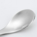 Tea Spoon with Pink Flamingo For Stirring Coffee and Tea Flat Ornament with Engraved Details Stainless Steel Length 13.1 cm Oval Bowl 5