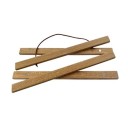 Teak és fenyőfa mágneses keret 30 cm poszterhez, képekhez, vászonhoz, fotókeret művészi fali tartó belső dekorációhoz 4