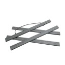 Teakhouten dennenhouten magnetisch frame 21 cm voor afbeelding poster schilderdoek kunst fotolijst hangende houder decoratie 4