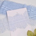 Tecido de renda bordada largura 9,5 cm comprimento 3 m Renda decorativa de poliéster para costura de vestuário decoração de casamentos 10
