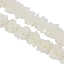 Tecido de renda de chiffon 1 m Renda decorativa leve de chiffon para costura, decoração de vestuário, decoração têxtil, decoração de casamento 9