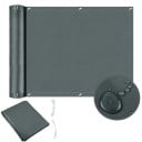Tecido de sombra impermeável 75 × 600 cm lona de proteção para varanda, terraço e sombreamento exterior 6