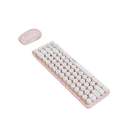 Teclado e rato sem fios MOFII 68 teclas conjunto compacto multicolorido para escritório casa portátil PC 4
