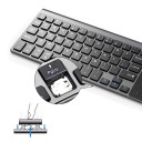Teclado sem fios fino com touchpad / teclado numérico 2