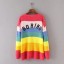 Tęczowy sweter damski A2272 3