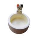 Teelichthalter 6 cm mit Katzenmotiv Ein süßes Accessoire für die Wohnung für eine entspannte Atmosphäre 9
