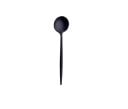 Teelöffel für Kaffee und Tee 7 Stk Edelstahl Schlanker langer Griff Kleine runde Schale Länge 12,7 cm Minimalistisches modernes Design 7