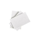 Téglalap alakú habos textúrájú papír 10 db kb 11 × 7 cm textúrált felület fehér festéshez, színezéshez és DIY alkotáshoz 1