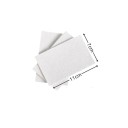 Téglalap alakú habos textúrájú papír 10 db kb 11 × 7 cm textúrált felület fehér festéshez, színezéshez és DIY alkotáshoz 2
