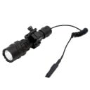 Tehokas LED-taskulamppu 1600 lm ladattava USB pidikkeellä, kaukosäätimellä ja akulla ulkoiluun ja yleiskäyttöön 2