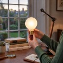 Tejfehér LED izzó G95 E27 Kerek forma szórt fény 3 W 220 V és 110 V 13,3 x 9,5 cm Természetes fehér 4000 K Lámpákhoz és világítótestekhez 5