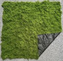 Tekokuituinen sammalmatto 100 x 100 cm bioninen nurmikko koristeellinen laatta realistisella ulkonäöllä mikro maisemointiin 3