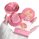 Tekutá hydratačná tvárenka 1 ks Kulatý kompaktný obal so zrkadlom Pudrová labutienka Dlhodobý rozjasňujúci make-up na tváre 8