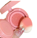 Tekutá hydratační tvářenka Kulatý kompaktní obal se zrcátkem Pudrová labutěnka Dlouhotrvající rozjasňující make-up na tváře 4
