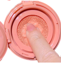 Tekutá hydratační tvářenka Kulatý kompaktní obal se zrcátkem Pudrová labutěnka Dlouhotrvající rozjasňující make-up na tváře 2
