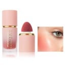 Tekutá tvářenka na obličej a rty 6,5 ml 71 x 26 mm Voděodolná matná tvářenka v tubě s houbičkovým aplikátorem dlouhotrvající efekt 6