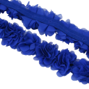 Tela de encaje de gasa 1 m Gasa decorativa ligera para coser, adornar prendas, decoraciones textiles, decoraciones de bodas 6