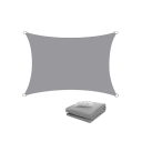 Tela de sombra impermeável 300 x 400 cm Tecido de poliéster para jardim, terraço, varanda, piscina, praia, tenda, guarda-sol, camping ao ar livre 4