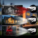 Telecamera di sicurezza IP PoE da esterno 4MP con visione notturna e microfono, obiettivo 2,8 mm, custodia metallica IP67, H.265, bianca, per casa 2