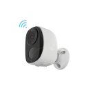 Telecamera di sicurezza WiFi senza fili 3 MP obiettivo 3,7 mm visione notturna IR 15 m audio bidirezionale telecamera da parete bianca e nera 2