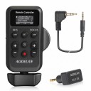 Telecomandă wireless AODELAN ZC-3 pentru cameră video Canon cu ecran Zoom Focalizare și diafragmă Negru Pentru filmare de pe trepied 2