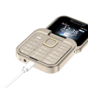 Telefon mini pliabil SERVO i16 Pro 2G Flip 2SIM Lanternă LED TFT 1.77" Type C Radio FM Mufă 3.5mm Card microSD 1000 mAh Bluetooth 17