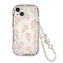 Telefoncover til Samsung Galaxy S25 med motiv og kæde Silikone etui til mobil Beskyttende cover til Samsung S25 Til hver dag 19