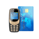 Telefono a tasti SERVO Q3308 Piccolo 2G Dual SIM Bluetooth 3.0 Micro USB Slot per microSD 0,3MP fotocamera Batteria rimovibile 600 mAh Multilingue 4