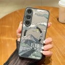 Telefoonhoesje voor Samsung Galaxy S25 FE Anime Town design Magnetisch opladen TPU en acryl Beschermende achterkant voor telefoon Voor animefans 6
