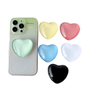 Telefoonhouder met hartmotief voor iPhone 14 Pro en Samsung Universele standaard voor mobiel Stijlvolle decoratieve houder voor op tafel 2