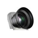 Teleobjektiv na mobil 65 mm s 1,7násobným zvětšením a HD sklem se 7 členy v 5 skupinách se závitem 72 mm pro iPhone černý 2