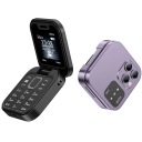 Téléphone mini pliable SERVO i16 Pro 2G Flip 2SIM 1,77" TFT LED lampe de poche Type C radio FM jack 3,5mm microSD 1000 mAh Bluetooth 9