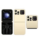 Téléphone mobile pliable SERVO A50 PRO 32 Mo Double carte SIM 150x66,5x9,5 mm Appareil compact avec des fonctionnalités modernes pour un usage 6