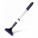 Telescoopijzer voor ijs en sneeuw 42 tot 63 cm Uitschuifbare aluminium steel Zachte PVC schraper 11,5 cm Schuimhandvat Voor auto 9