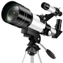 Telescopio astronomico professionale HD con visione notturna, treppiede da 45 cm e supporto per smartphone 1