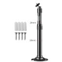 Teleskopische plafondhouder 30–60 cm Universele 1/4" schroef Metalen bevestiging voor projectoren en camera's Verstelbare hoek 2