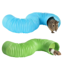 Teleskopischer Tunnel für Nager 10 x 20–100 cm Flexibler ausziehbarer Tunnel aus PP für Hamster, Ratten und Meerschweinchen Bewegung und Spaß 3