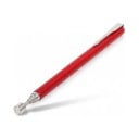 Teleskopisches Magnetisches Stift 14 bis 62 cm mit einer Tragkraft von 0,9 kg Rotes Magnetisches Schraubensammelgerät mit Taschenclip Metall 1