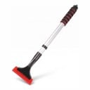 Teleskopisk isskraber og snefjerner 42 til 63 cm Udtrækkelig aluminiumsstang Blød PVC skraber 11,5 cm Skumgreb Til bil 8