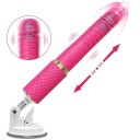 Teleskopisk vibrator 22,5x3,5 cm med 10 vibrations- og 10 bevægelsestilstande, styrbar via mobilapp, USB-opladning, diskret emballage 5