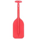Teleskopiskt nödpaddel för båt och paddleboard uttagbart upp till 108 cm ihopfällt 53 x 16 cm kompakt för vattensporter och räddning 2